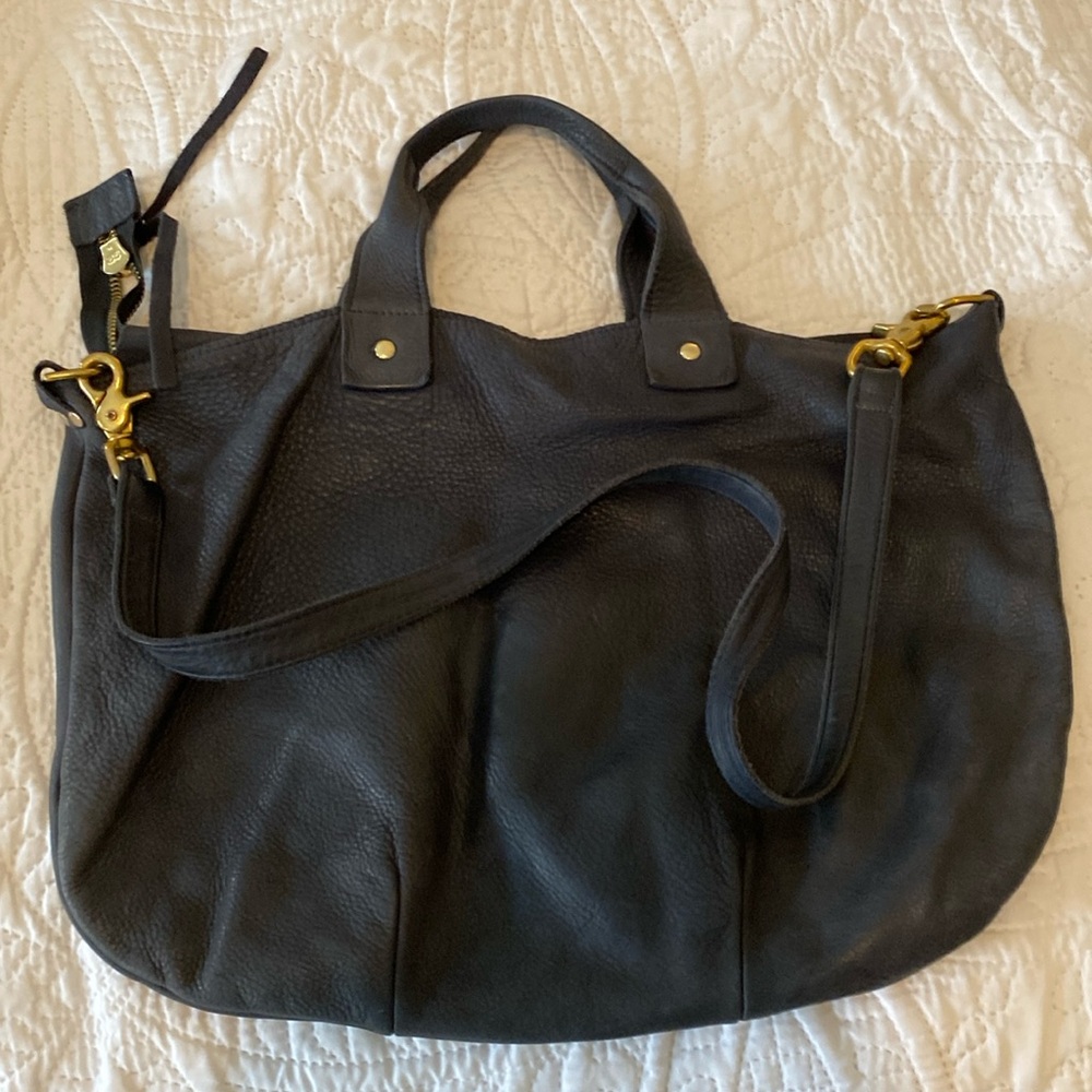 Clare V. Black leather bag (old school)